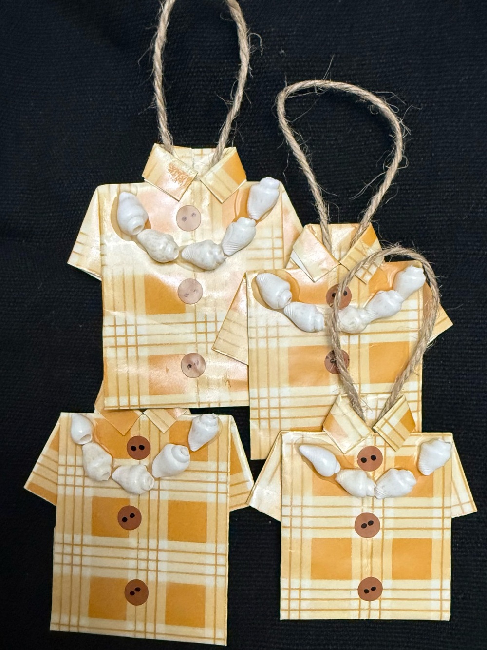 Hawaiian Palaka Print Shirt Ornament